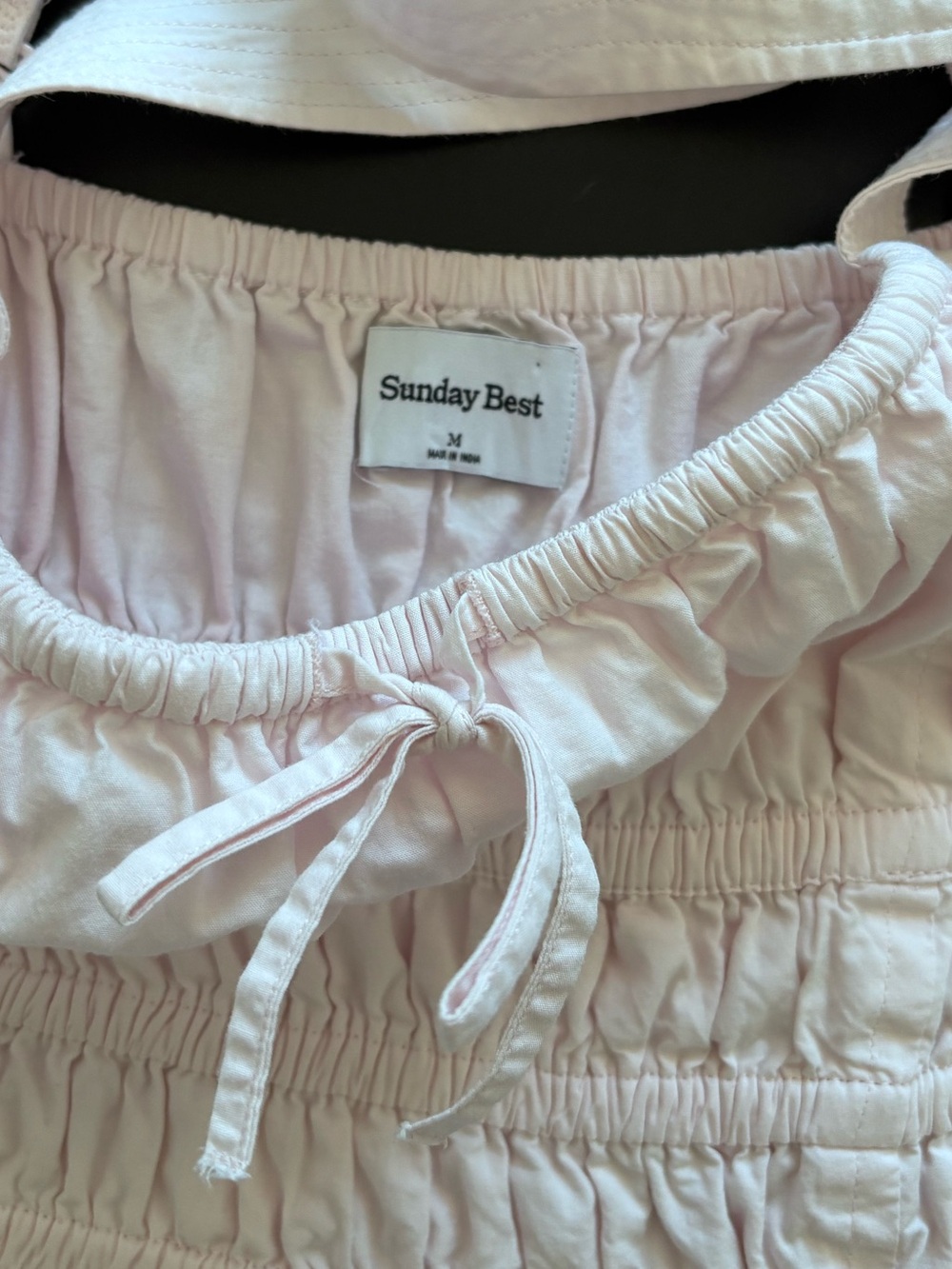 Sunday Best Martine Poplin Dress in Pink - Picture 6 of 9